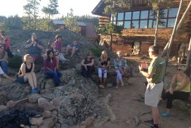 Carl Talking at The Point