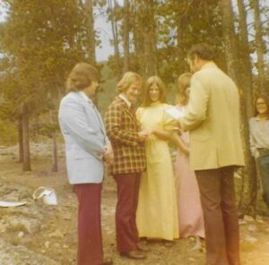 Wedding ceremony 1974